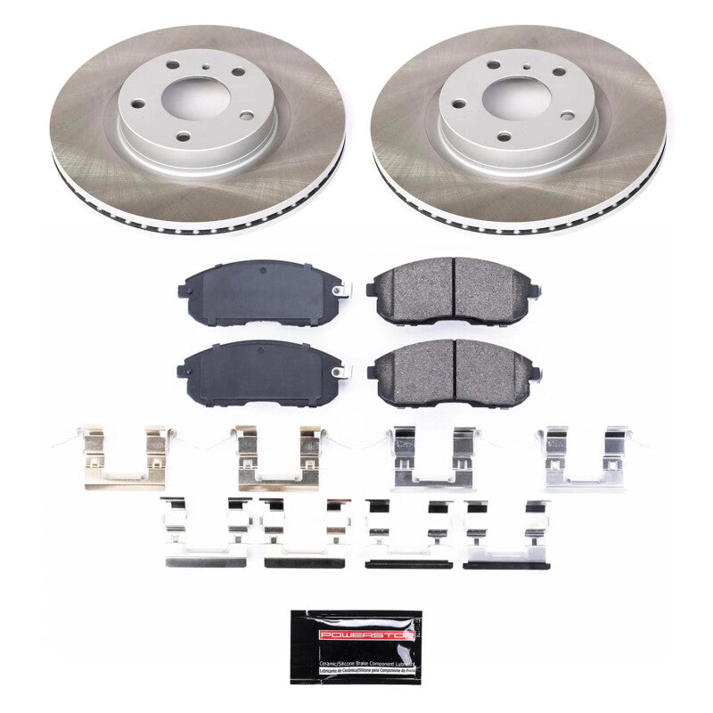 Power Stop 03-05 Nissan 350Z Front Semi-Coated Rotor Kit