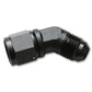 Vibrant -6AN Female to -6AN Male 45 Degree Swivel Adapter Fitting