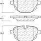 StopTech 11-17 BMW 5-Series / X3 Sport Performance Rear Brake Pads