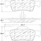 StopTech Street Touring Mercedes Benz Rear Brake Pads