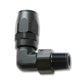 Vibrant Male NPT 90 Degree Hose End Fitting -6AN - 3/8 NPT