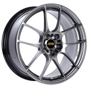 BBS RF 18x8 5x120 ET35 Diamond Black Wheel -82mm PFS/Clip Required