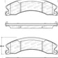 StopTech Street Brake Pads - Rear