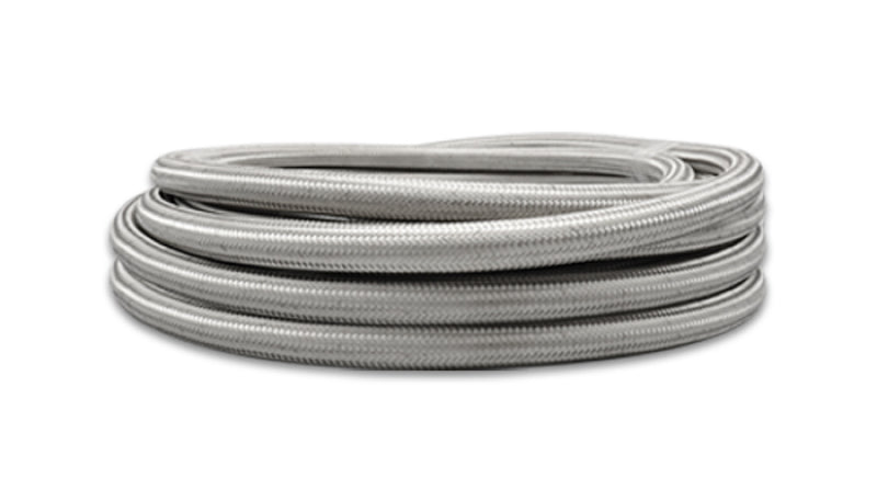 Vibrant Stainless Steel Braided Flex Hose w/PTFE Liner AN -6 (150ft Roll)