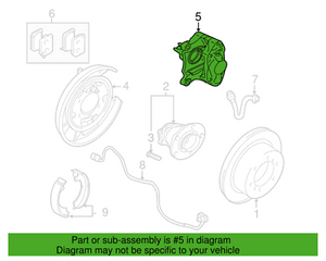 Brembo OE 08-15 Mitsubishi Lancer Rear Disc Brake Kit