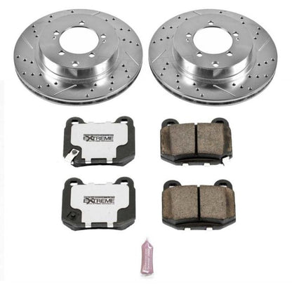 Power Stop 03-06 Mitsubishi Lancer Rear Z26 Street Warrior Brake Kit