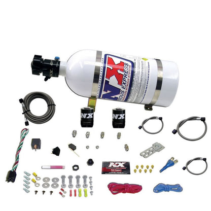 Nitrous Express All Ford EFI Single Nozzle Nitrous Kit (35-150HP) w/10lb Bottle