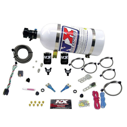 Nitrous Express 92-95 Dodge V8 TBI Dual Nozzle Nitrous Kit (50-125HP) w/10lb Bottle