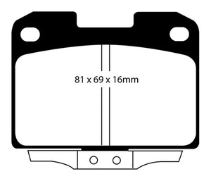 EBC 94-96 Dodge Stealth 3.0 4WD Redstuff Rear Brake Pads