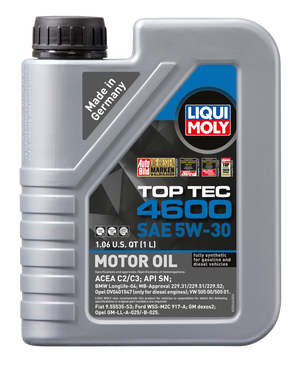 LIQUI MOLY 1L Top Tec 4600 Motor Oil SAE 5W30