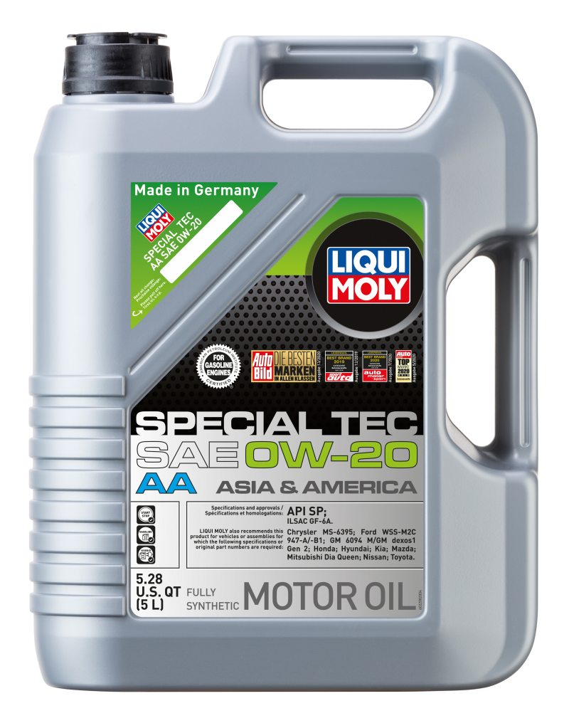 LIQUI MOLY 5L Special Tec AA Motor Oil SAE 0W20